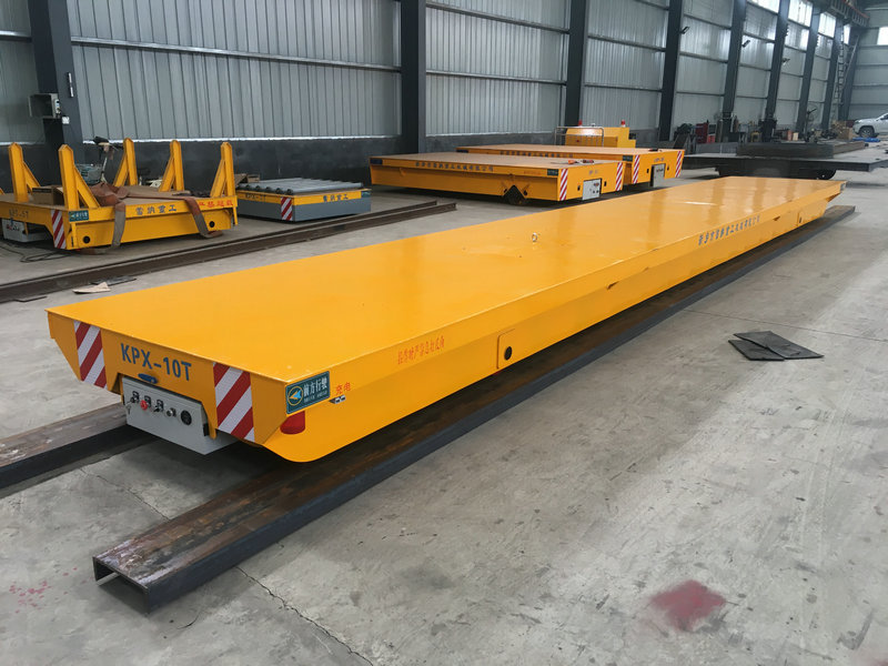 6 Tons Töötoas Materjalid Rail Transfer Trolley