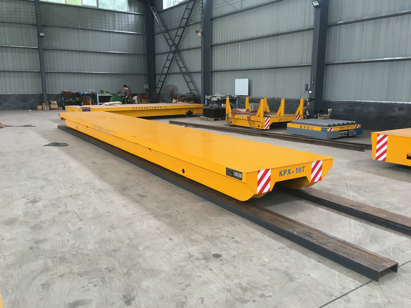 6 Tons Töötoas Materjalid Rail Transfer Trolley