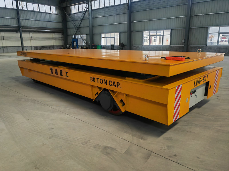 80 tonni raske hüdrauliline tõstmine Trackless Cart