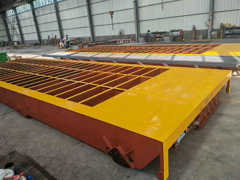 Kohandatud raske 25 Tonn Rail Transfer Trolley