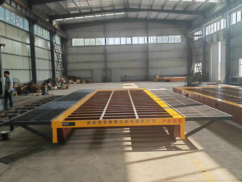 Kohandatud raske 25 Tonn Rail Transfer Trolley