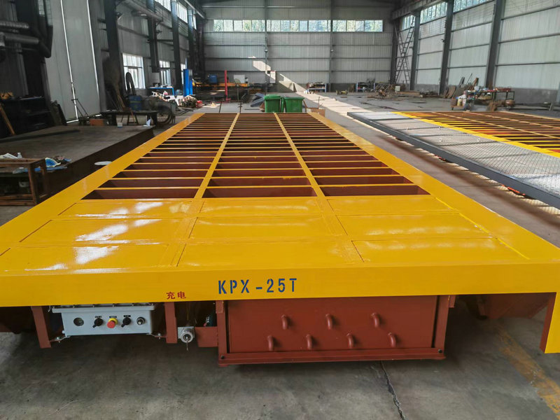 Kohandatud raske 25 Tonn Rail Transfer Trolley