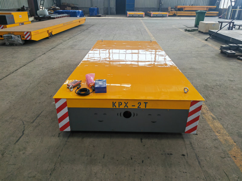 Kaugjuhtimisega Heavy Duty Rail Guided Transfer Trolley